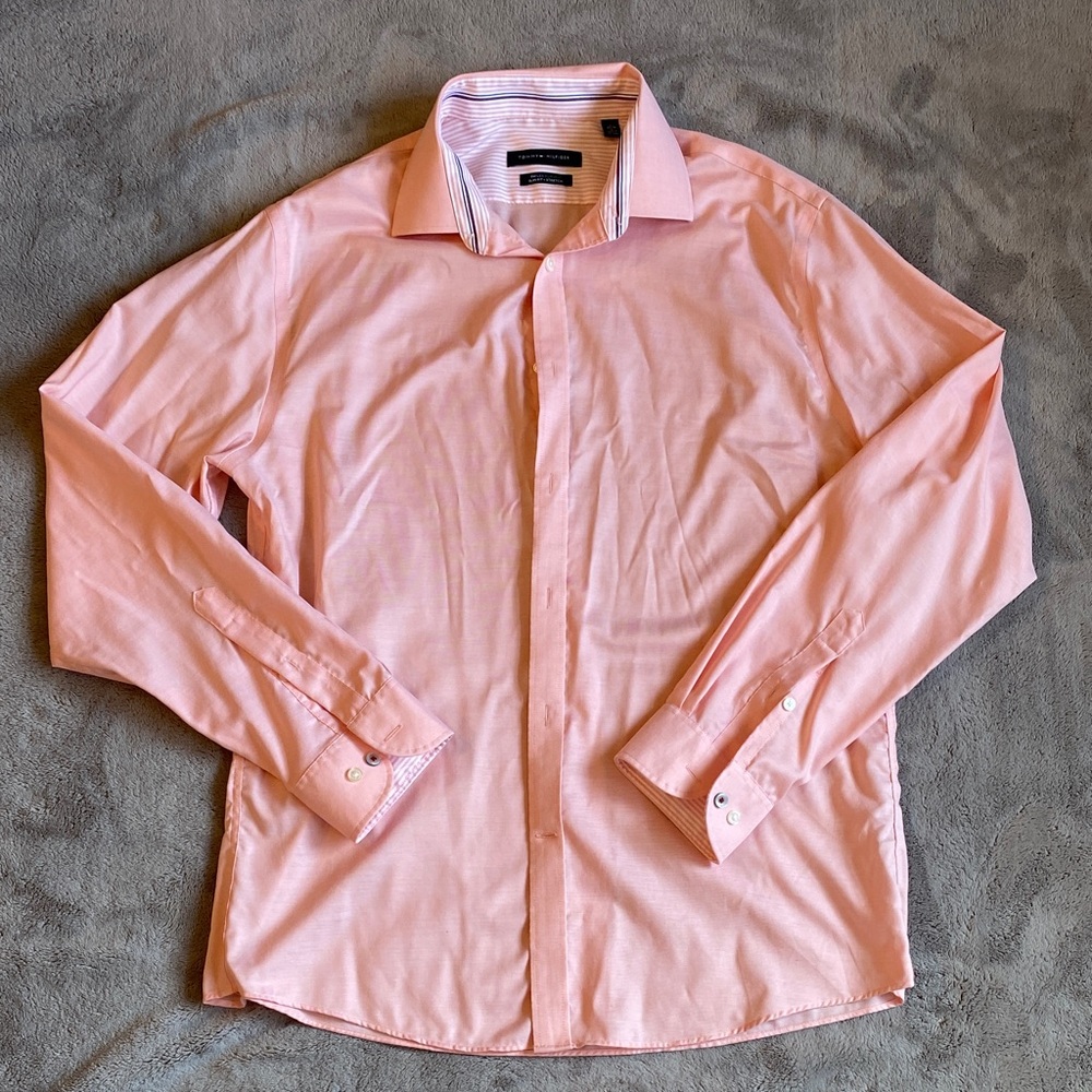 Tommy Hilfiger Light Pink Dress Shirt